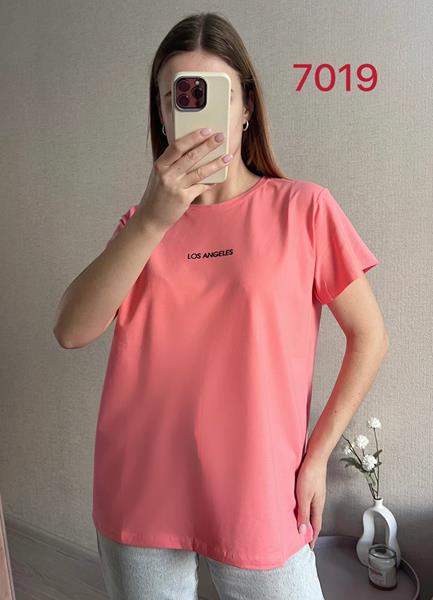 Футболка FSN (42-48) 7019 coral (лето)