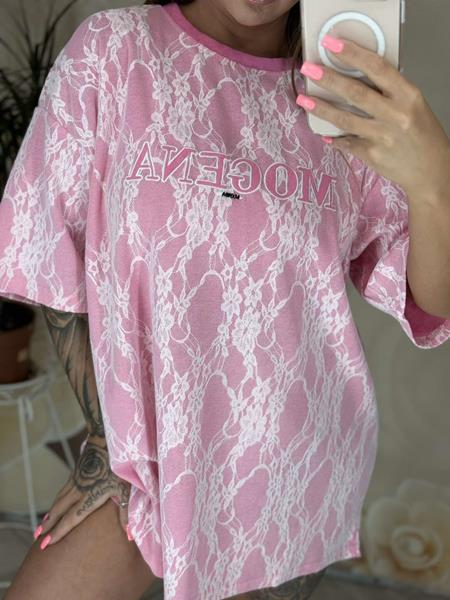 Футболка Lora (one size) LR111 pink (лето)