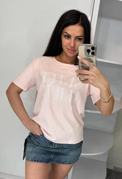 Футболка Lora (one size) LR52 pink (лето)
