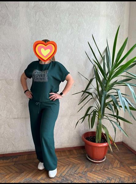 Костюм Шаолинь (42-56) 009 green (лето)