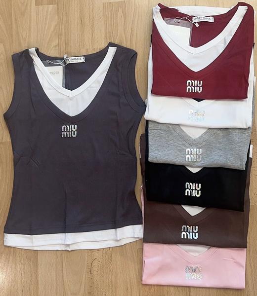 Майка Шаолинь (42-46) 2506 brown (лето)