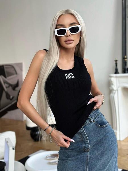 Майка Arina (42-48) 1471 black (лето)