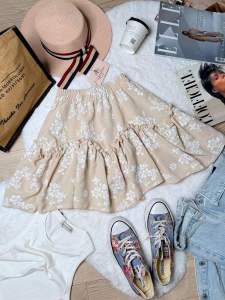 Юбка Arina (42-48) 1603 beige (лето)