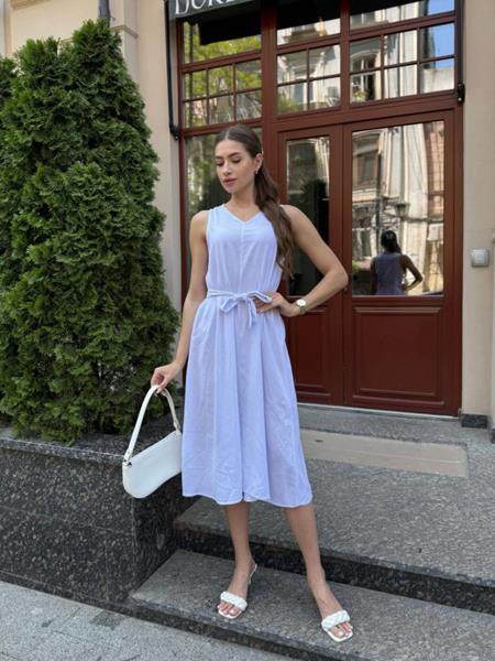 Платье Arina (42-52) 1610 l.blue (лето)
