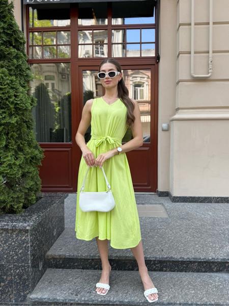 Платье Arina (42-52) 1610 l.green (лето)