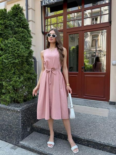 Платье Arina (42-52) 1610 pink (лето)
