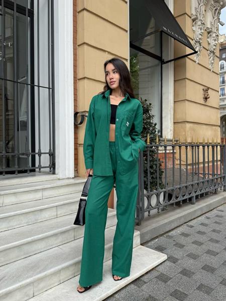 Костюм Arina (42-52) 8072 d.green (лето)