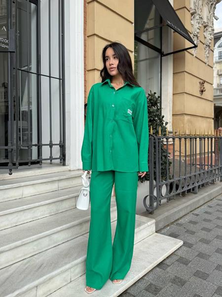 Костюм Arina (42-52) 8072 green (лето)