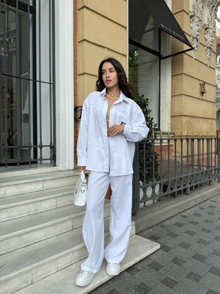 Костюм Arina (42-52) 8072 white (лето)