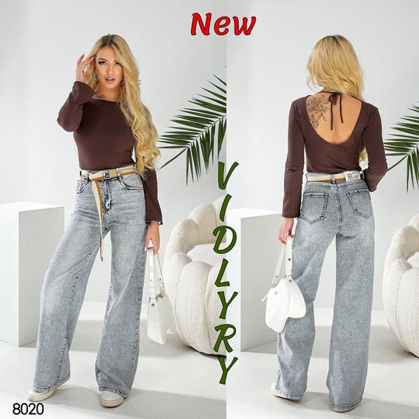 Джинсы Vidlyry (25-30) 8020-2 grey (деми)