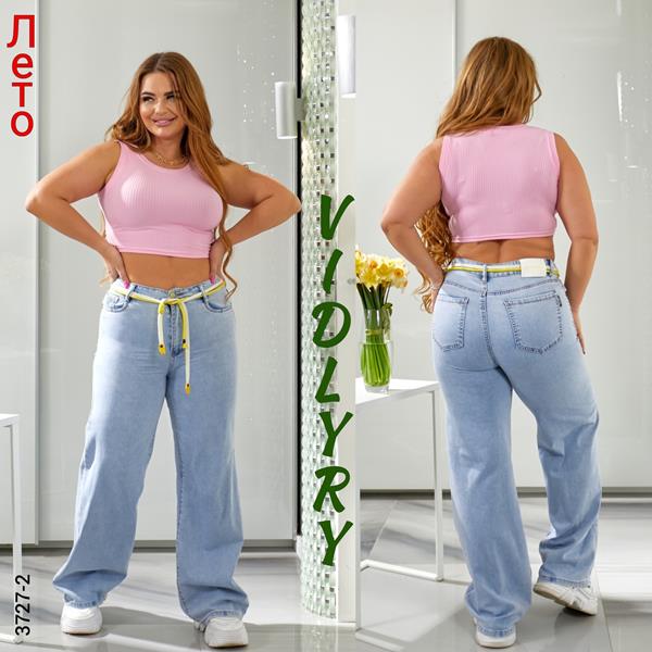 Джинсы Vidlyry (28-33) 3727-2 l.blue (лето)