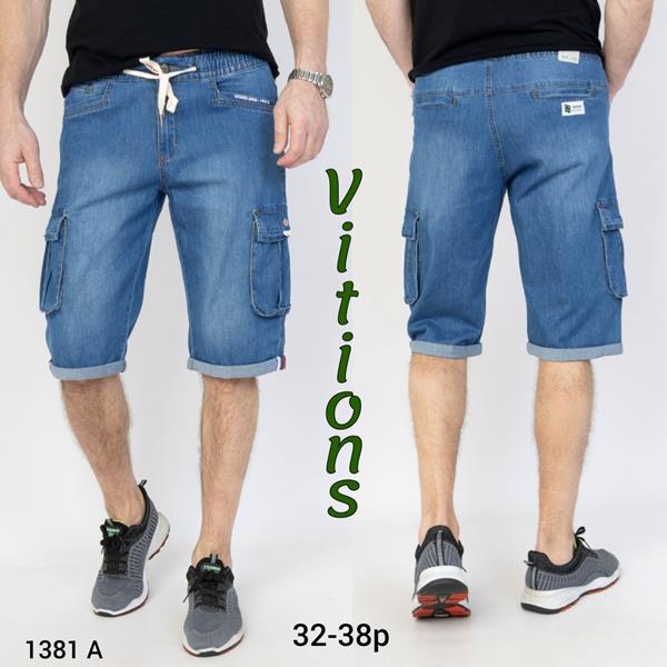 Бриджи Vitions (32-38) 1381A blue (лето)