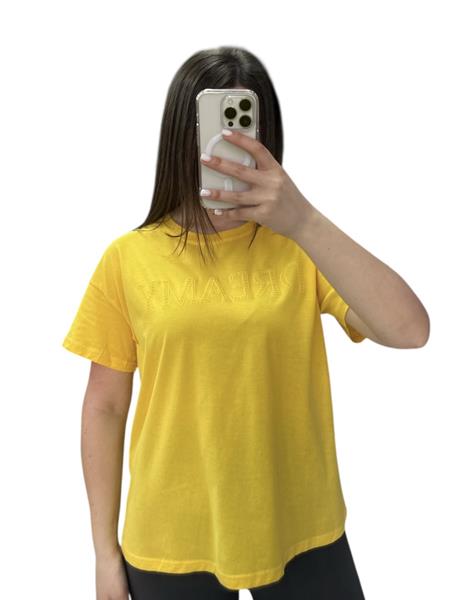 Футболка LeVisha (46-50) 25052 yellow (лето)