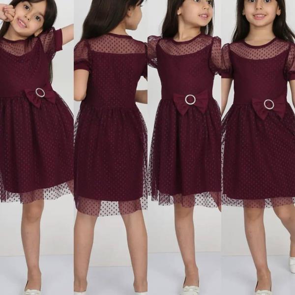 Платье Fili kids (104-128) FK1003 wine (лето)