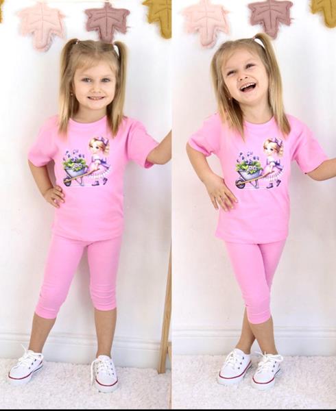 Костюм Fili kids (2-8) FK1014 pink (лето)