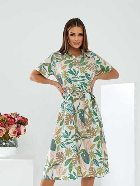 Платье Deliv (S-XL) 572 green (лето)