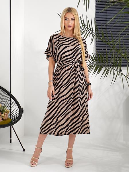 Платье Deliv (M-2XL) 580 beige (лето)
