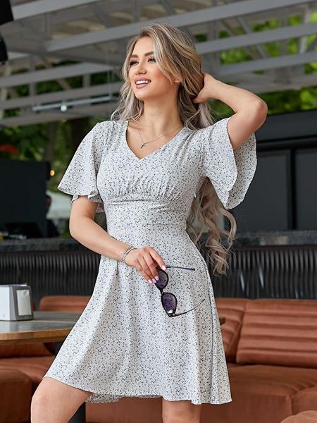 Платье Deliv (S-XL) 560 grey (лето)
