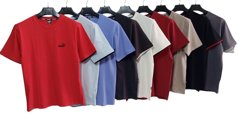 Футболка Delviago (S-2XL) DL27 beige (лето)