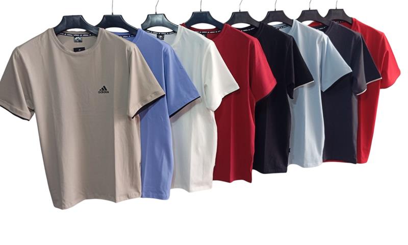 Футболка Delviago (S-2XL) DL46 wine (лето)
