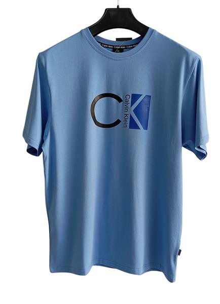 Футболка Delviago (46-54) DL166 l.blue (лето)