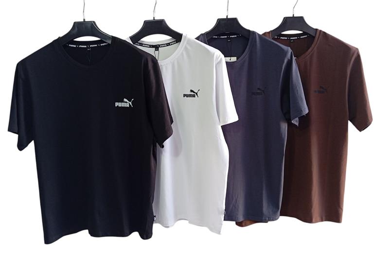 Футболка Delviago (2XL-6XL) DL175 black (лето)
