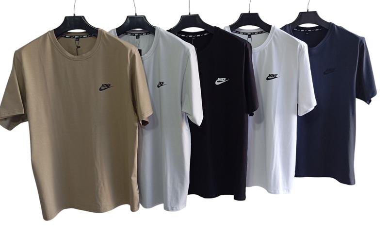 Футболка Delviago (2XL-6XL) DL179 beige (лето)