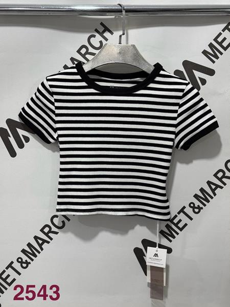 Топ Met&March (one size) 2543 white-black (лето)