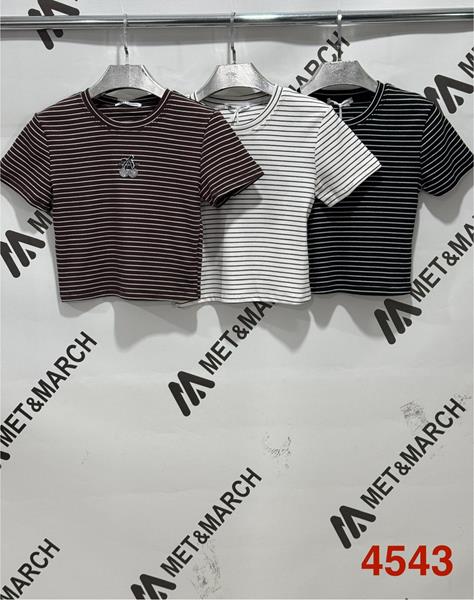 Топ Met&March (one size) 4543 black-white (лето)