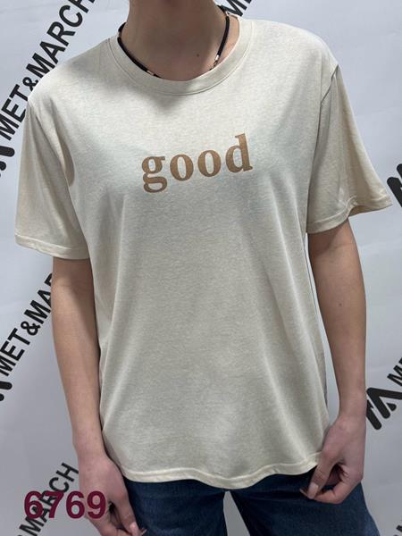 Футболка Met&March (one size) 6769 beige (лето)