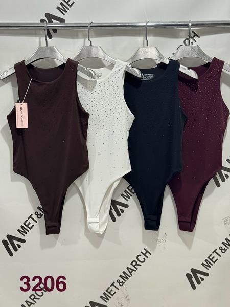 Боди Met&March (one size) 3206 black (лето)