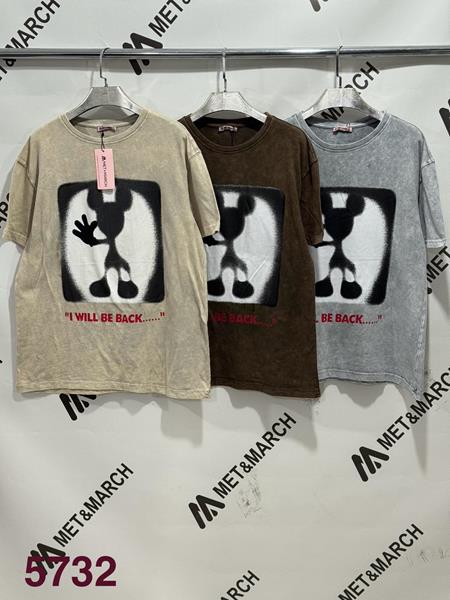 Футболка Met&March (S-L) 5732 beige (лето)