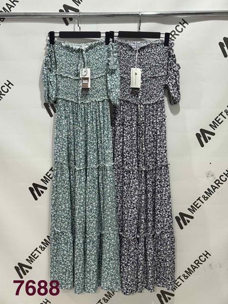 Платье Met&March (one size) 7688 green (лето)