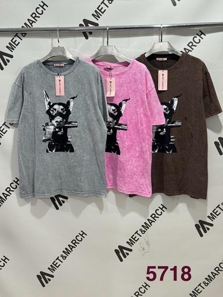 Футболка Met&March (S-L) 5718 brown (лето)