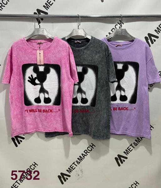 Футболка Met&March (S-L) 5732 lilac (лето)