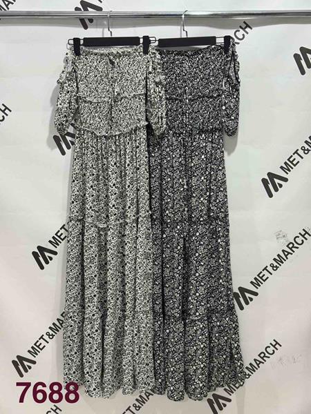 Платье Met&March (one size) 7688-2 black (лето)