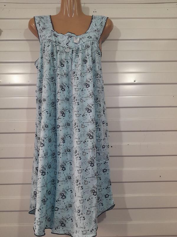 Ночнушка Akvarel (50-60) A83 l.blue (лето)
