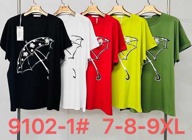 Футболка Immei (7XL-9XL) 9102-1 white (лето)