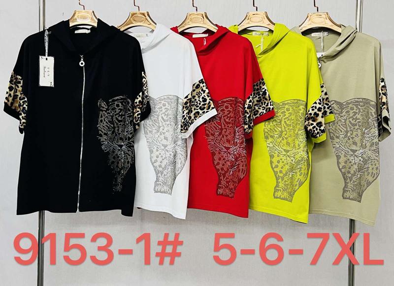 Кофта Immei (5XL-7XL) 9153-1 red (лето)
