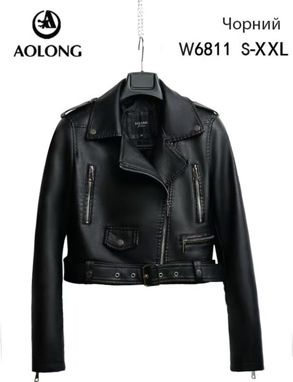 Куртка Immei (S-2XL) W6811 black (деми)