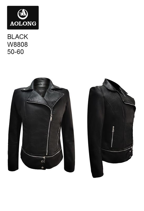 Куртка Immei (50-60) W8808 black (деми)
