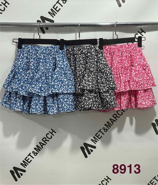 Юбка Met&March (XS-M) 8913-2 black (лето)