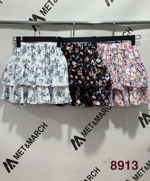 Юбка Met&March (XS-M) 8913-6 black (лето)