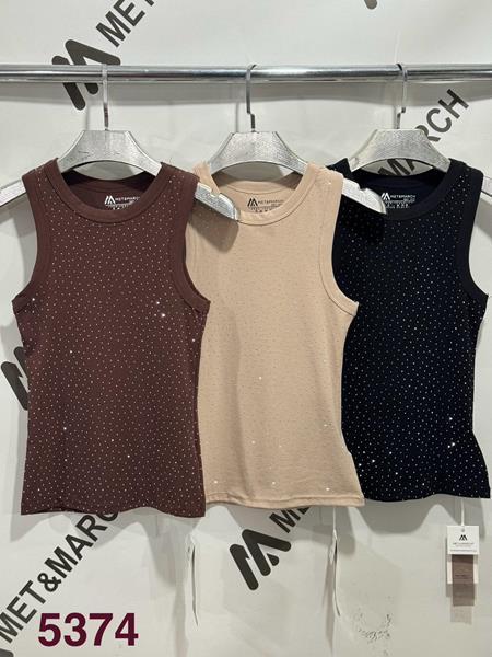 Майка Met&March (S-L) 5374 black (лето)