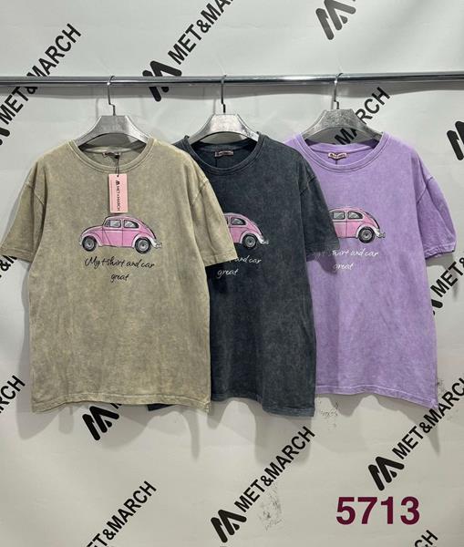 Футболка Met&March (S-L) 5713 lilac (лето)