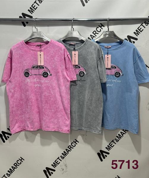 Футболка Met&March (S-L) 5713 pink (лето)