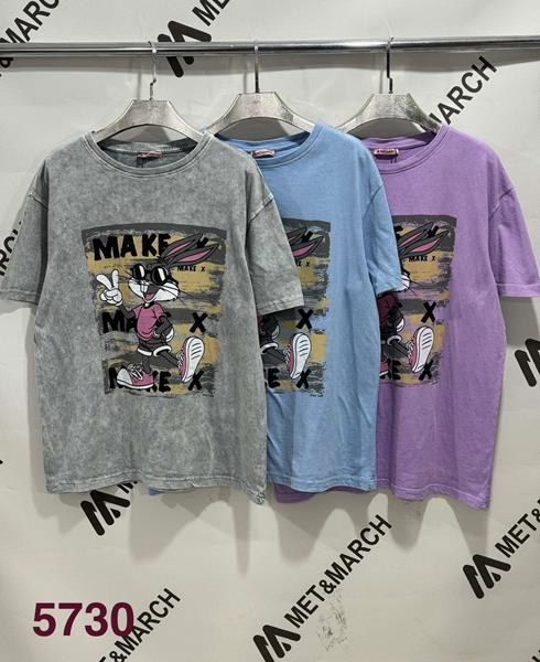 Футболка Met&March (S-L) 5730 lilac (лето)