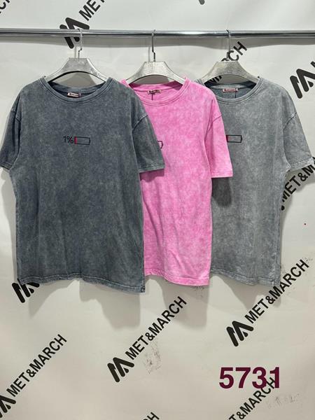 Футболка Met&March (S-L) 5731 pink (лето)