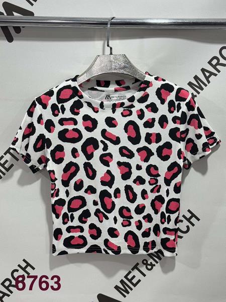 Топ Met&March (S-L) 6763 white-pink (лето)