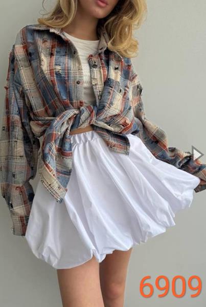 Юбка Met&March (S-L) 6909 white (лето)